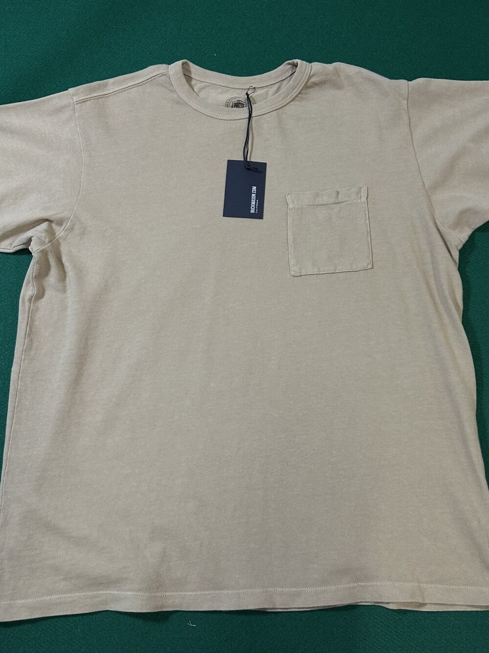 Buck Mason x J. Press Toughknit Pocket Tee Mens LARGE MSRP $65 NWI [ED22]